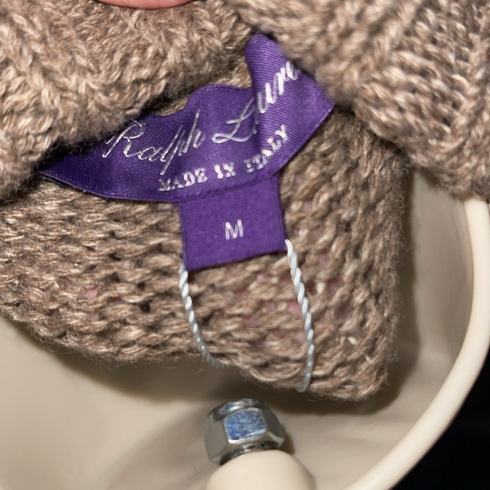RALPH LAUREN CASHMERE TURTLENECK SWEATER - Picture 5 of 5